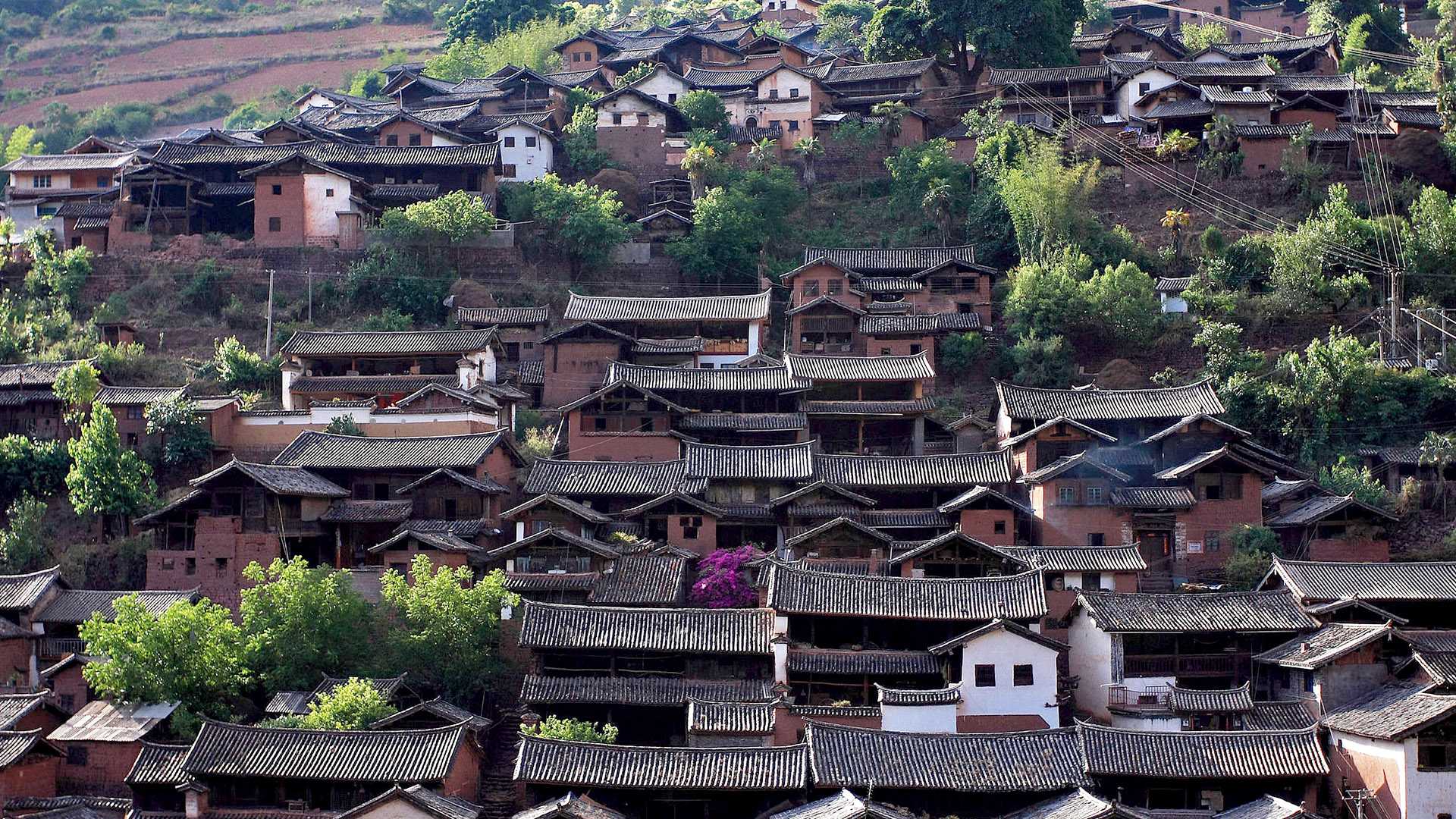 Деревня Фуджун провинция Китай